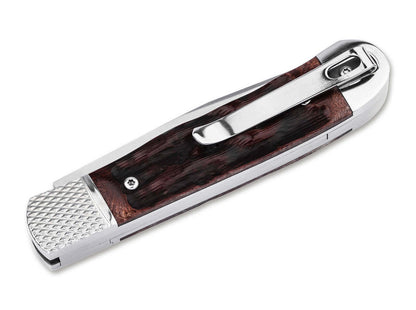Boker Plus Hidden Release Trapper Appaloosa Bone