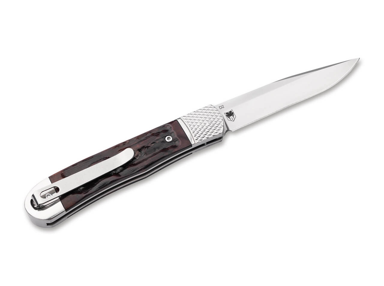 Boker Plus Hidden Release Trapper Appaloosa Bone