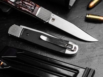 Boker Plus Hidden Release Trapper Appaloosa Bone