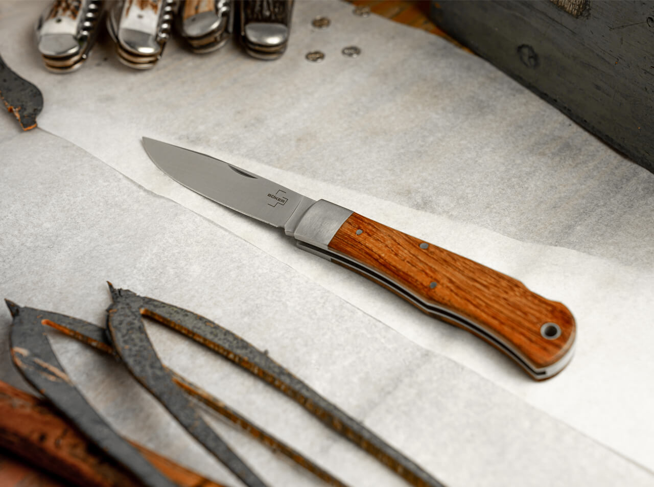 Böker Plus Lockback Bubinga