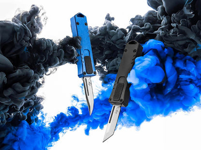 Boker Plus Micro USB OTF Blau