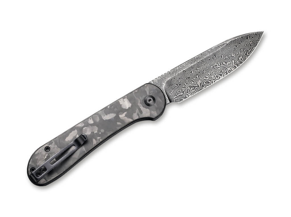Button Lock Elementum Damascus CF