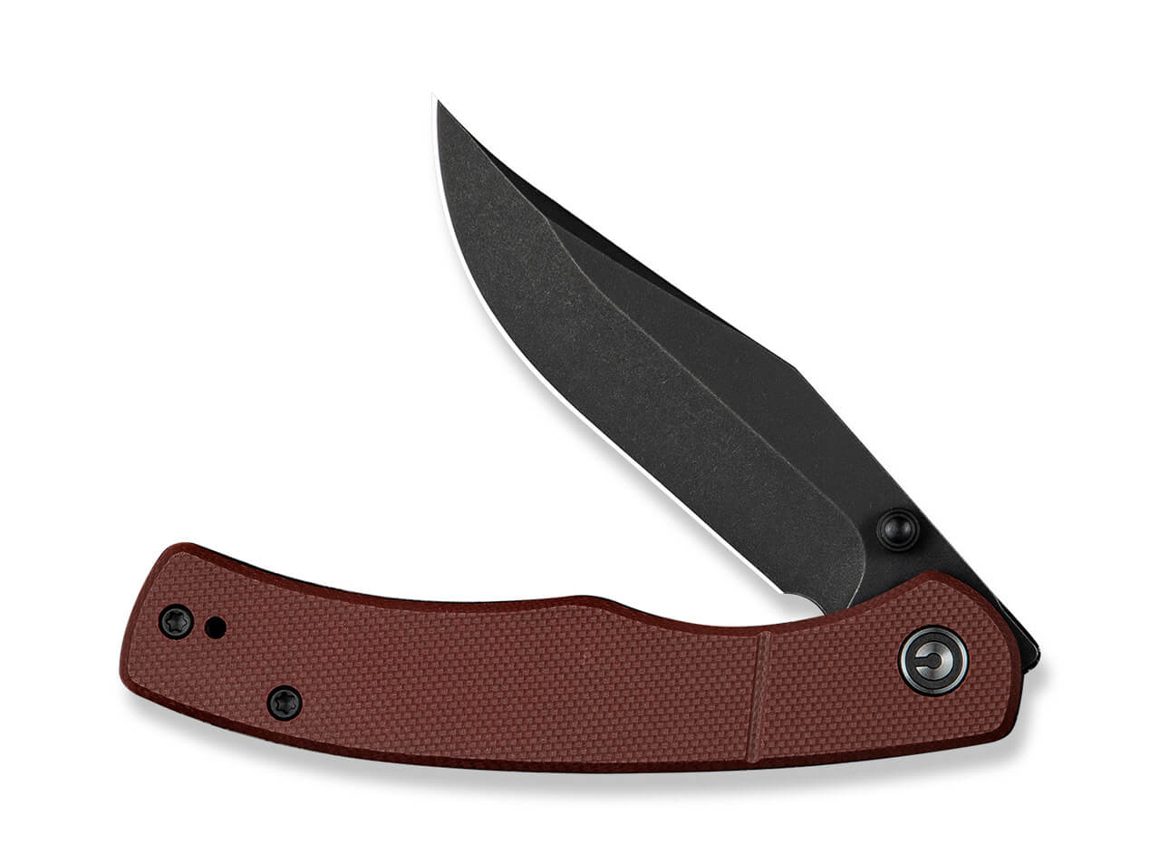 CIVIVI Clingman Nitro-V G10 Burgundy Black Stonewash