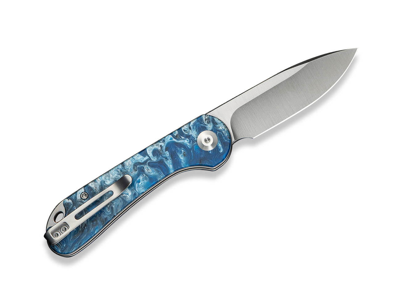 CIVIVI Elementum Slip Joint 14C28N Blue Ocean Resin