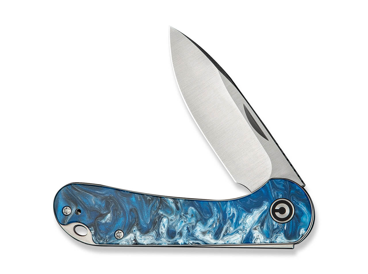 CIVIVI Elementum Slip Joint 14C28N Blue Ocean Resin