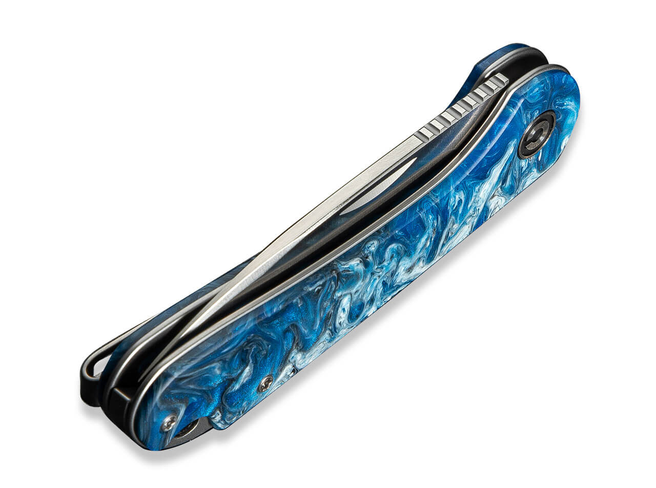 CIVIVI Elementum Slip Joint 14C28N Blue Ocean Resin
