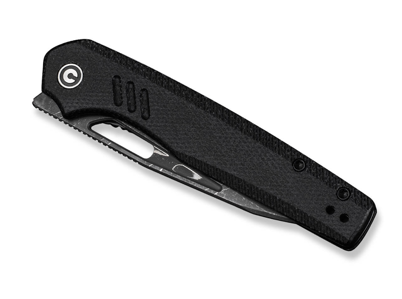 CIVIVI Guile Damascus Black Micarta