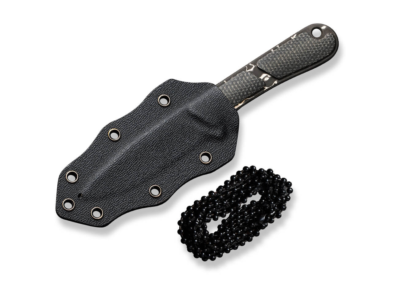 CIVIVI Mini Elementum Fixed Micarta Dark Green Damascus