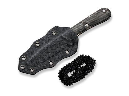 CIVIVI Mini Elementum Fixed Micarta Dark Green Damascus