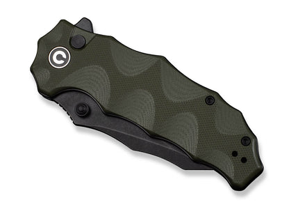 CIVIVI Natterjack 14C28N OD Green G10 Black Stonewashed