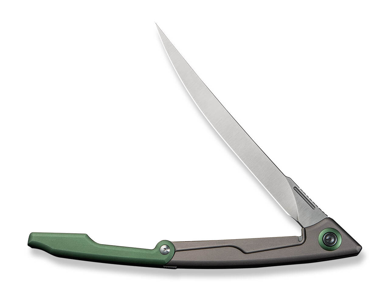CIVIVI Shawka 14C28N Grey & Green Aluminum