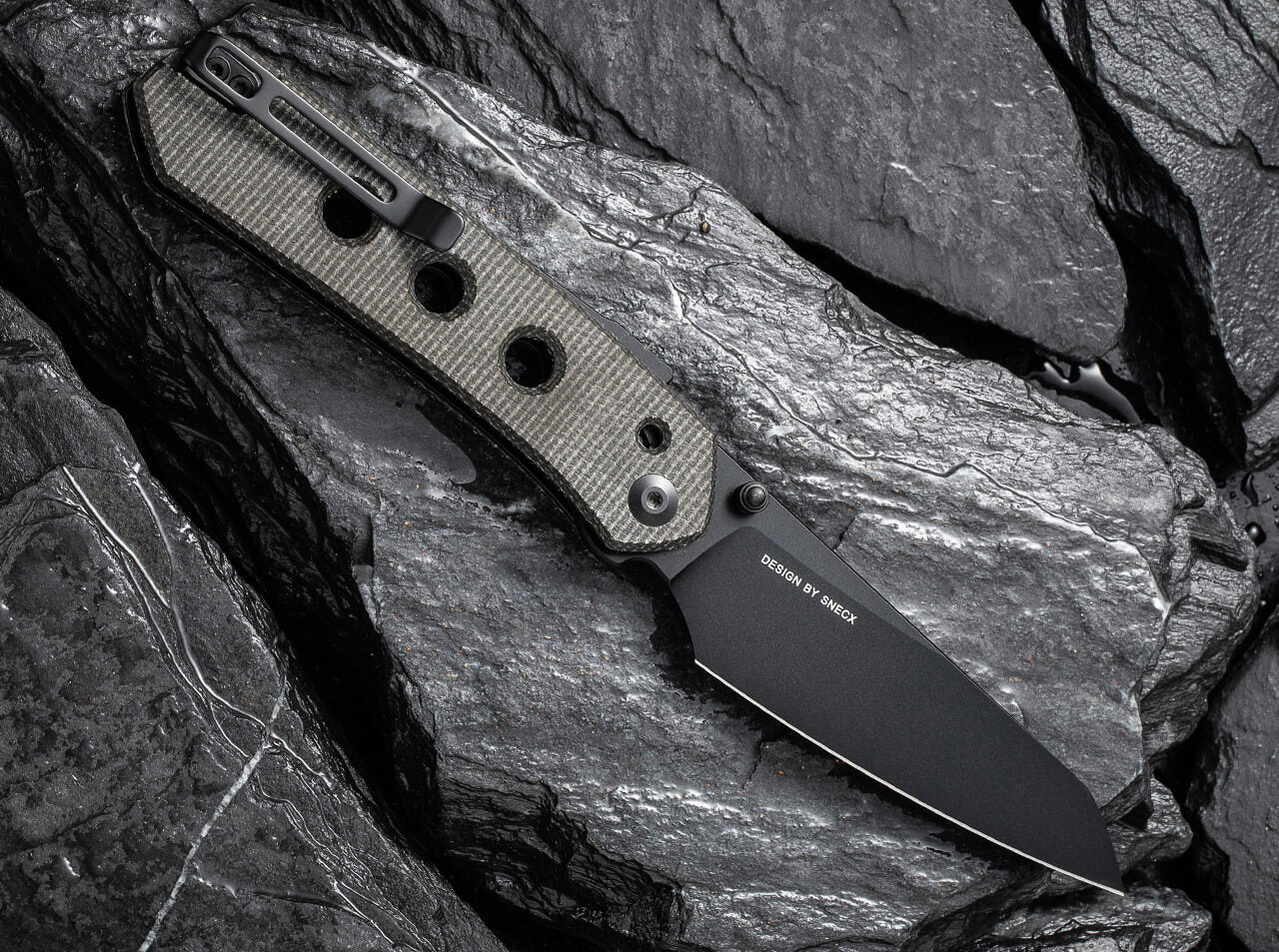 CIVIVI Vision FG Micarta Green