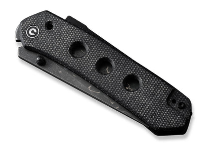 CIVIVI Vison FG Canvas Micarta Black Damascus