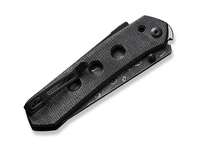 CIVIVI Vison FG Canvas Micarta Black Damascus