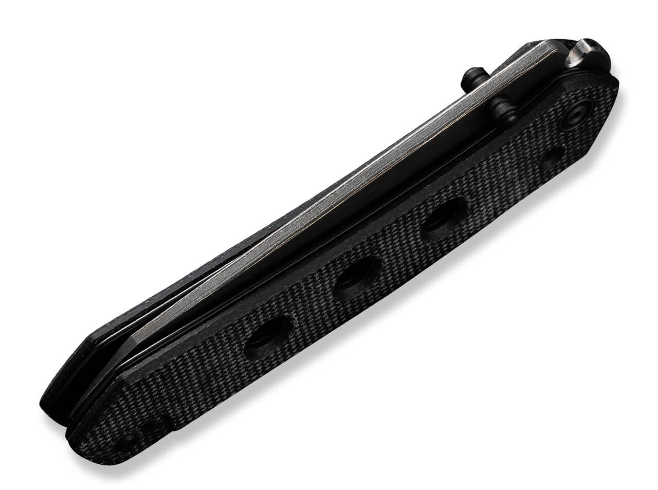 CIVIVI Vison FG Canvas Micarta Black Damascus