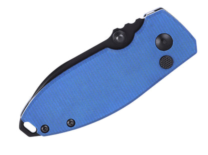 CRKT Squid Button Lock Micarta Blue