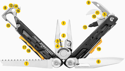 Leatherman Signal Coyote multitool - tools overview