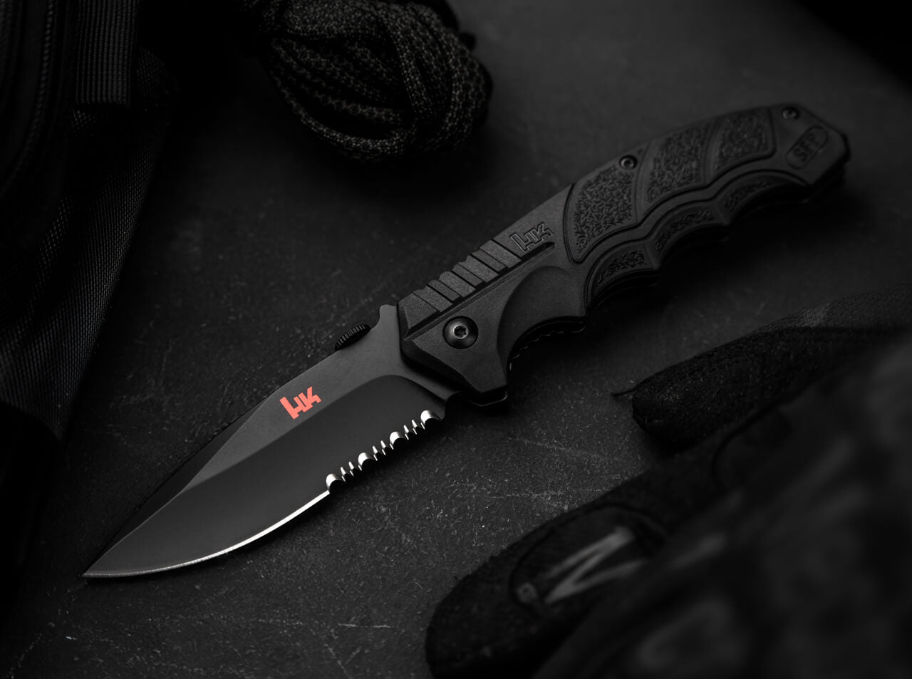 Heckler & Koch SFP Tactical Folder All Black