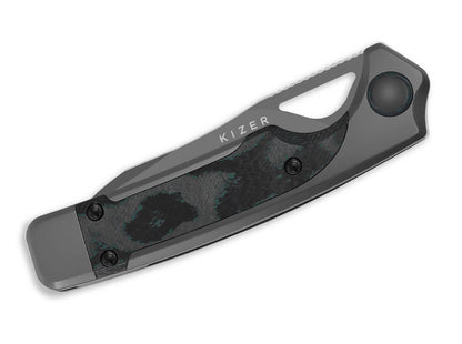 Kizer Ara S45VN Grey Ti Camo CF Brittany Blue