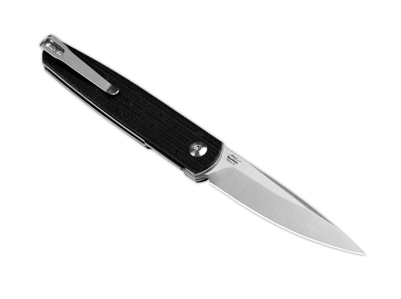 Kizer Bamboo Nitro-V Micarta Black