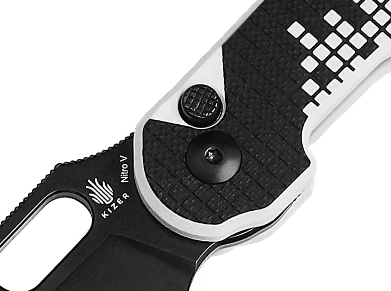 Kizer Cormorant G10 Black & White Retro Gaming