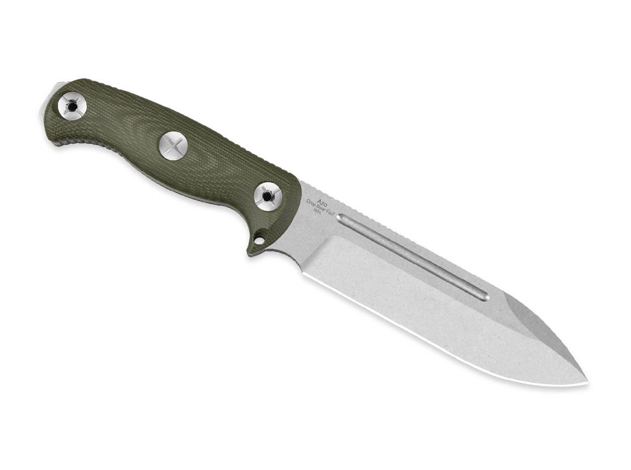 Kizer Drop Bear Fix 7 AEB-L Green Micarta