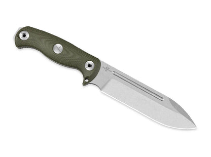 Kizer Drop Bear Fix 7 AEB-L Green Micarta