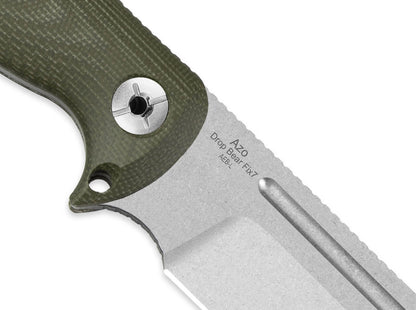 Kizer Drop Bear Fix 7 AEB-L Green Micarta