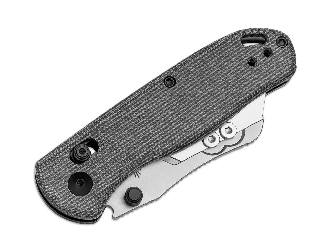 Kizer Drop Bear Utility Dark Grey Micarta