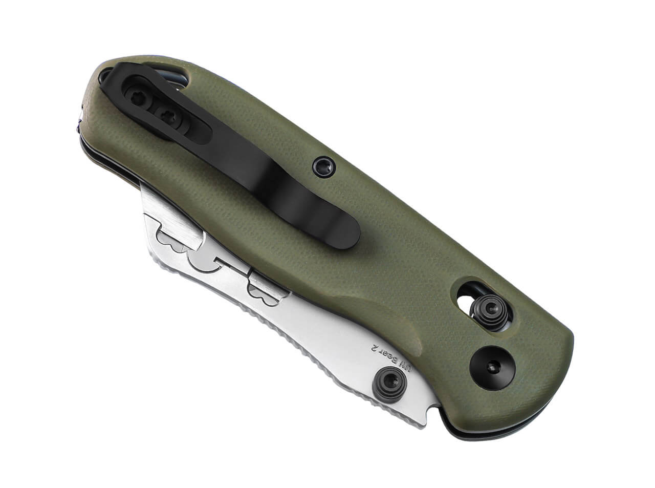 Kizer Drop Bear Utility Olive Green G10