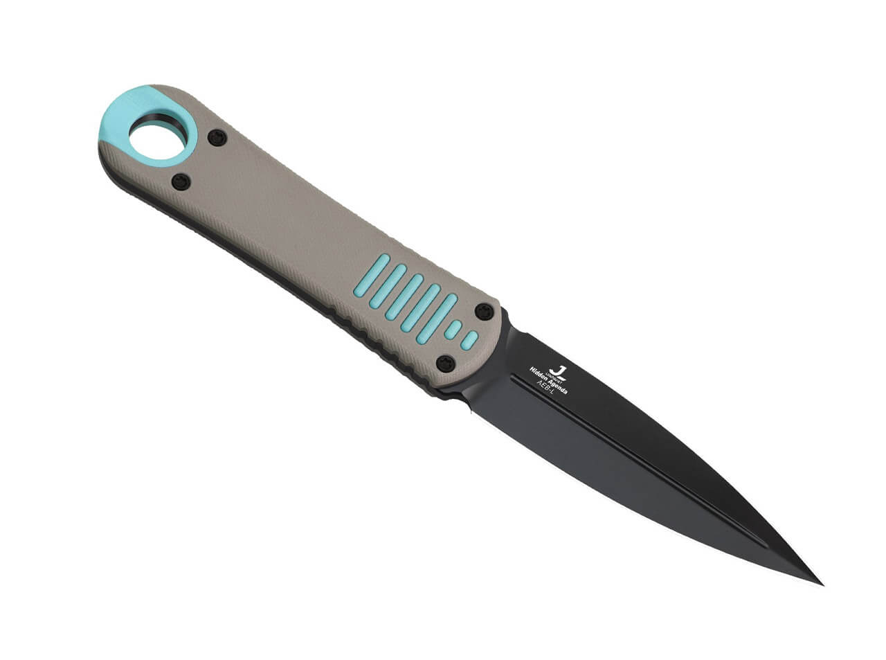 Kizer Hidden Agenda AEB-L Grey & Blue G10