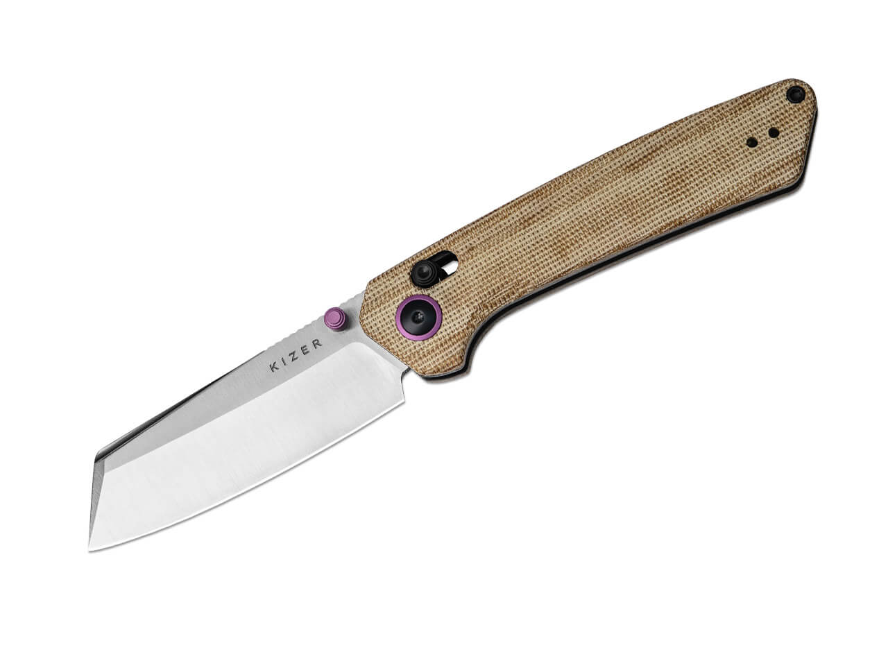 Kizer Madrac Nitro-V Natural Micarta