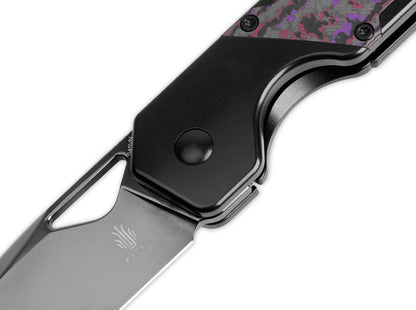 Kizer Militaw Titanium Fatcarbon Purple Haze