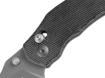 Kizer Mini Bulldog Nitro-V Green Micarta