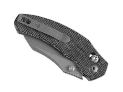 Kizer Mini Bulldog Nitro-V Green Micarta