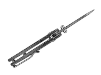 Kizer Mini Bulldog Nitro-V Green Micarta