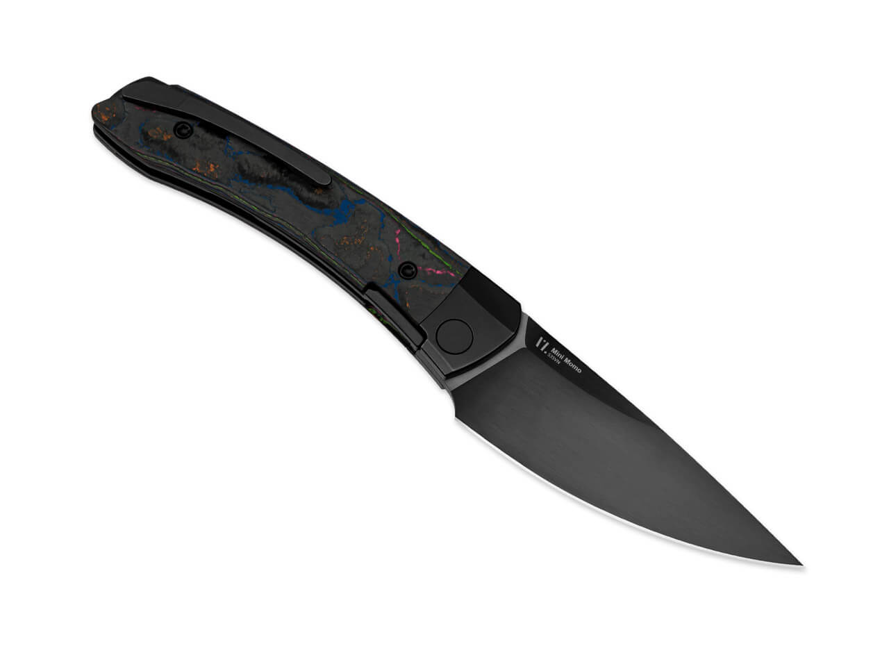 Kizer Mini MoMo S35VN Ti Camo CF 80's