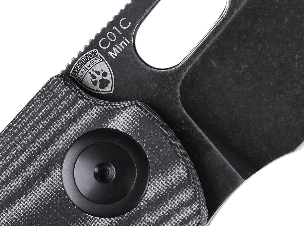 Kizer Mini Sheepdog C01C Micarta Grey