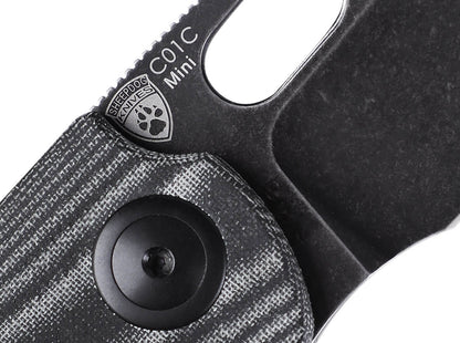 Kizer Mini Sheepdog C01C Micarta Grey