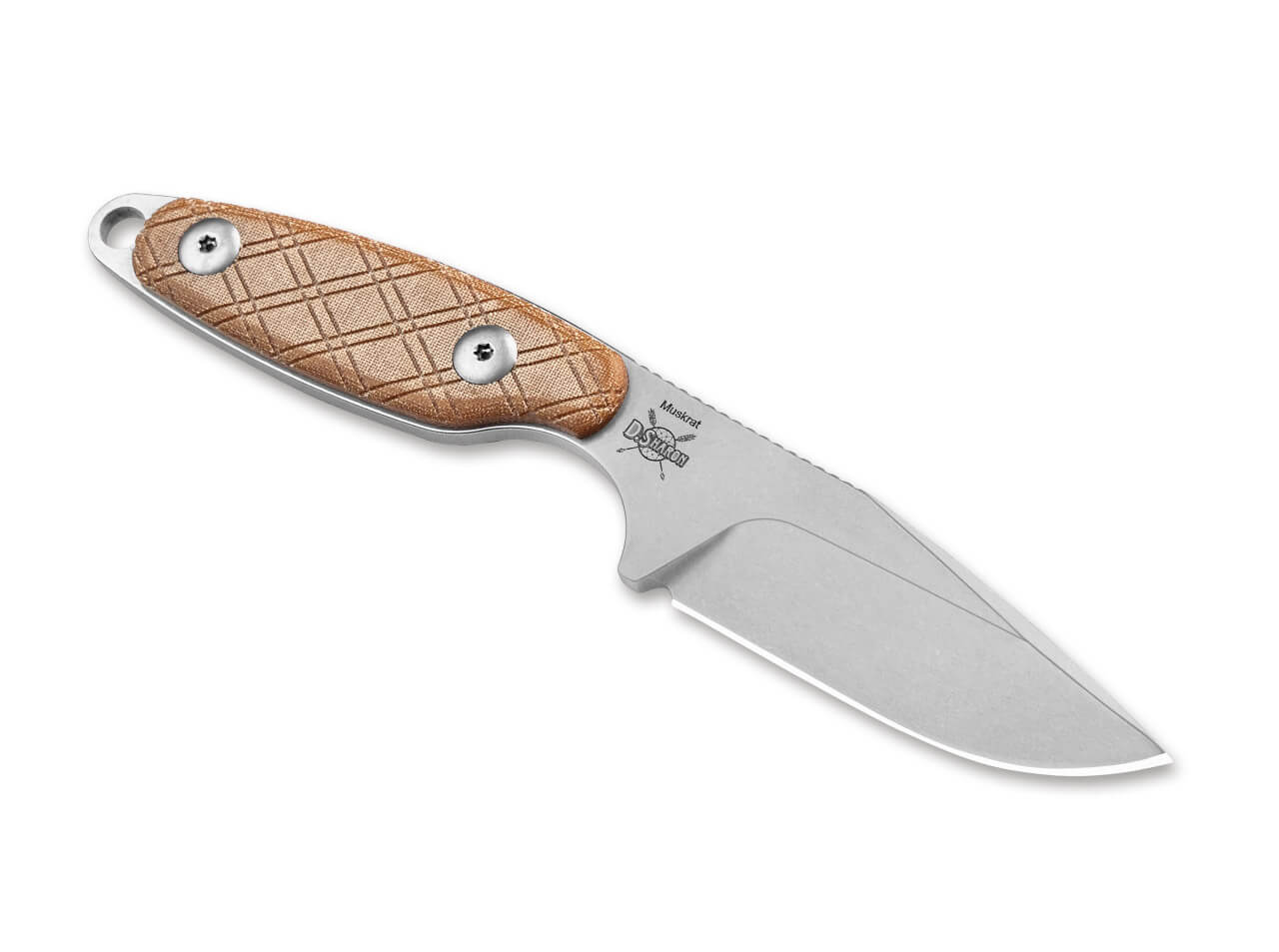 Kizer Muskrat 154CM Micarta Natural