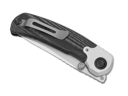 Kizer Pioneer Nitro-V Aluminum & Black Micarta Smooth