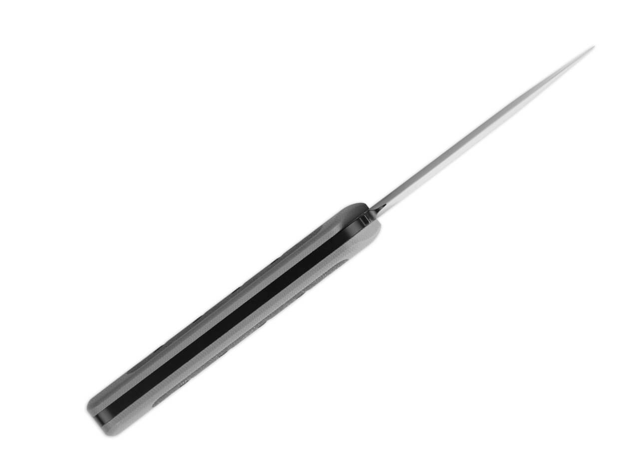 Kizer Smolt G10 Grey Micarta Black