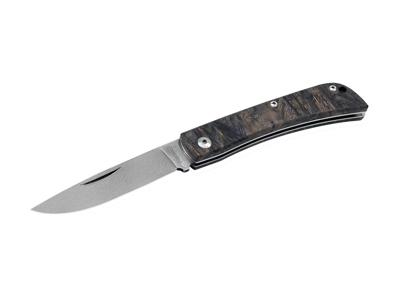 Maserin Scout Damascus Black Poplar Wood