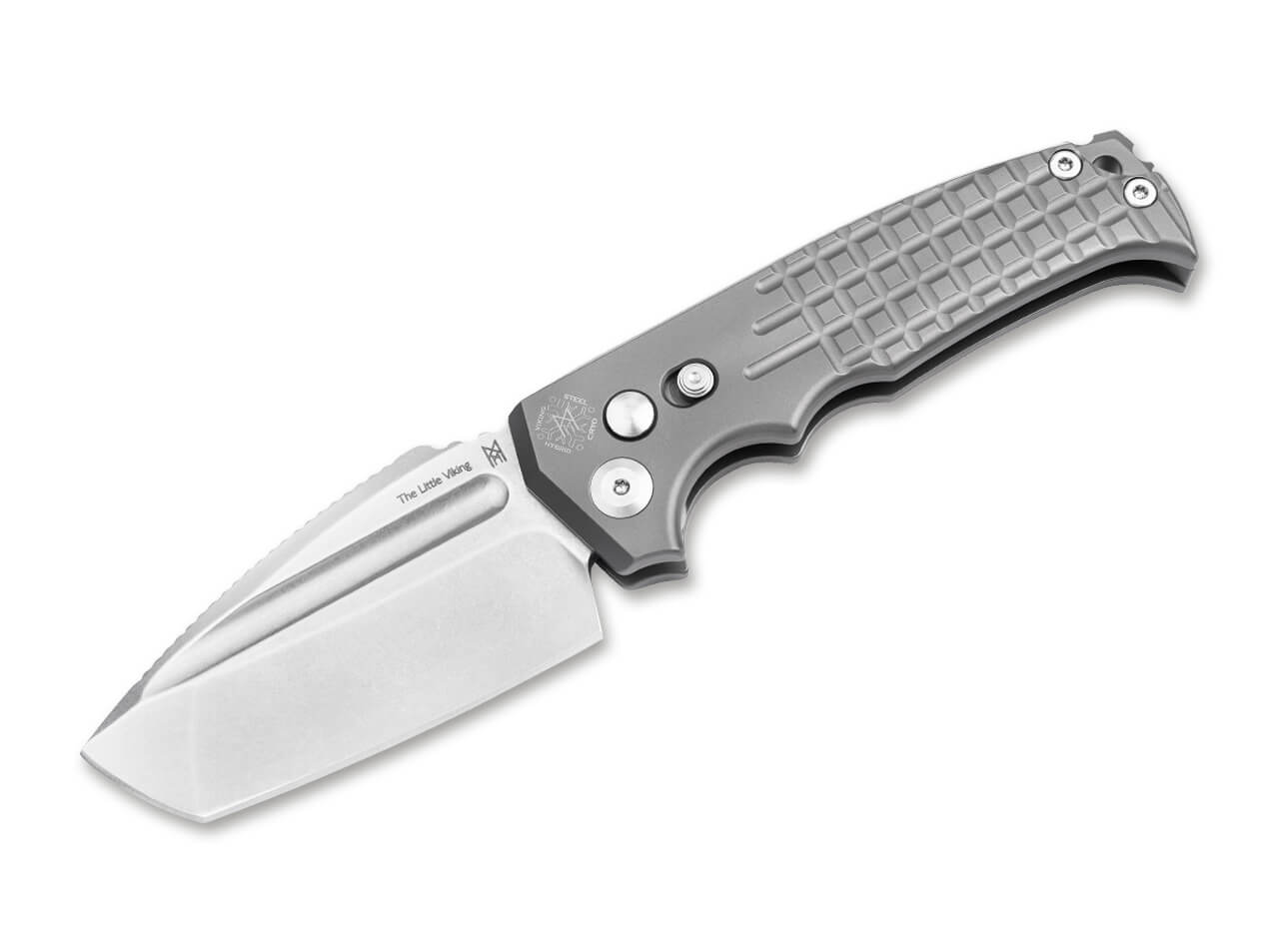 Midgards Messer Little Viking Automatic Ti Black