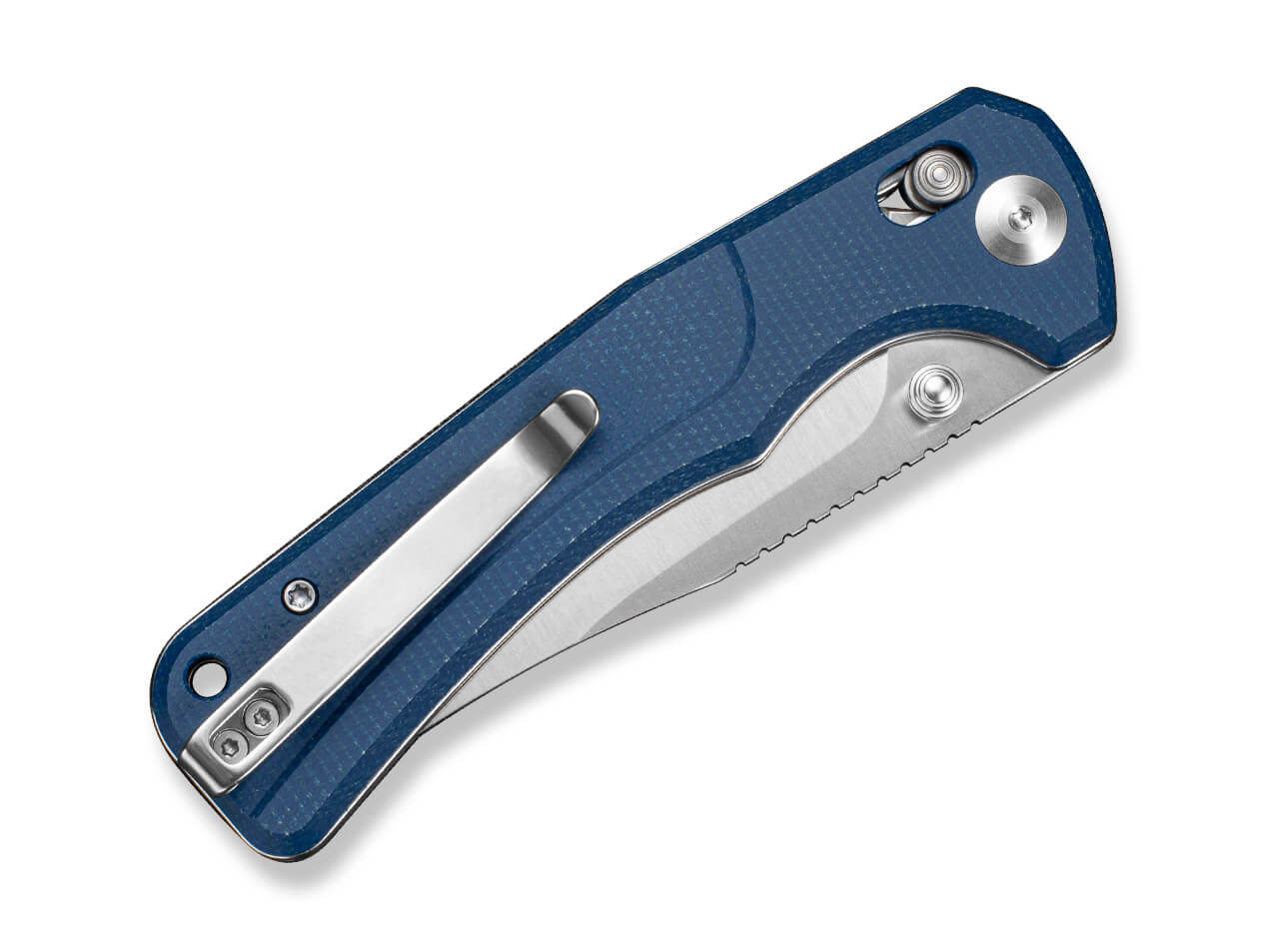 SENCUT Slybolt Blue Micarta