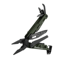 Leatherman Signal Green Topo multitool - detail view