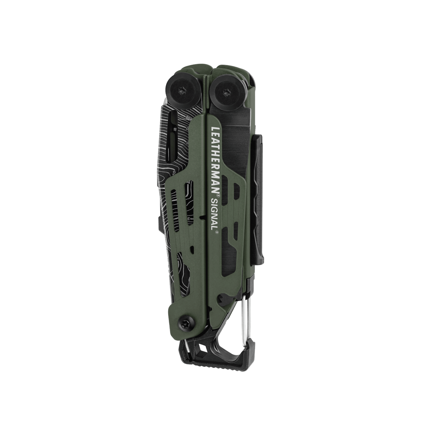 Leatherman Signal Green Topo multitool - closed