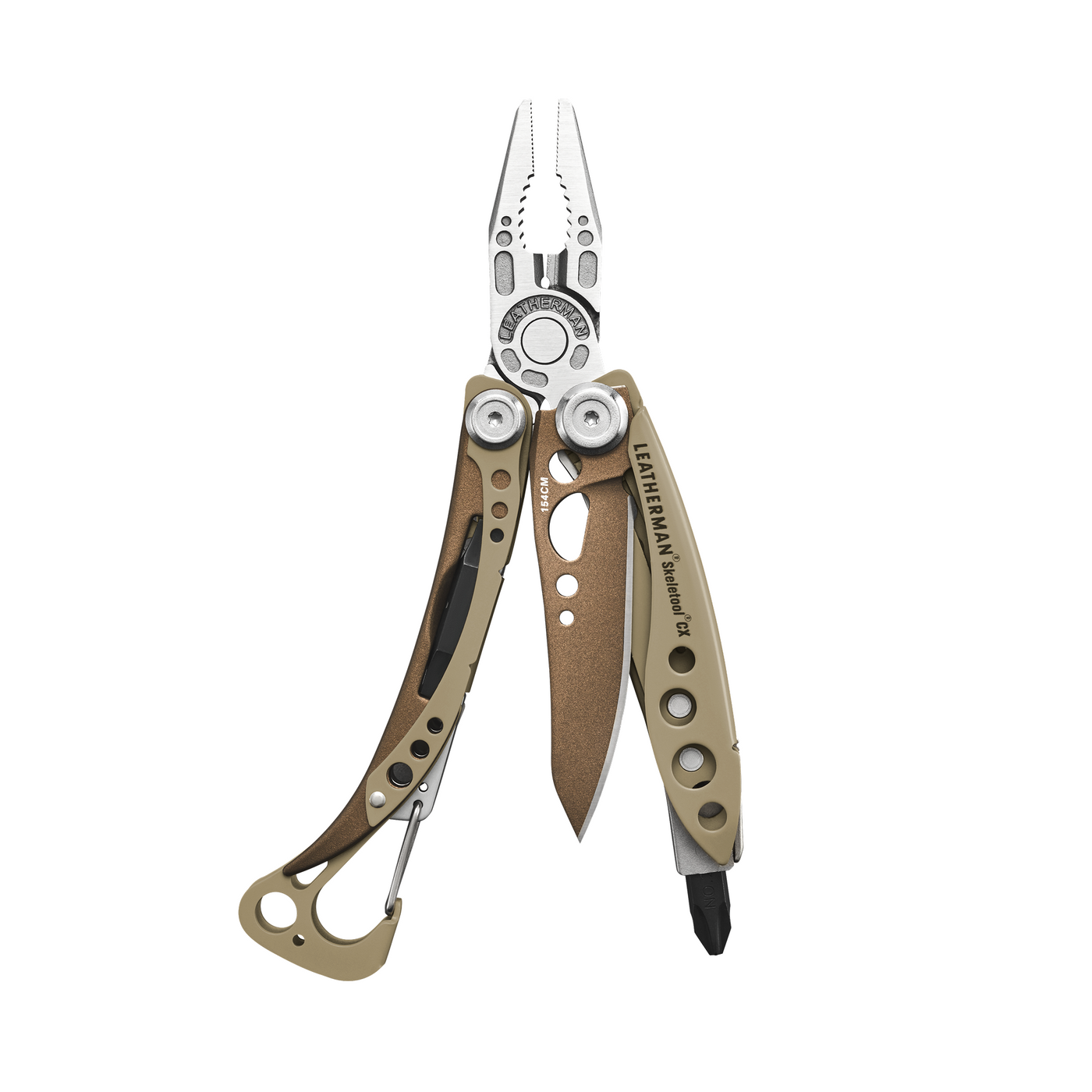Leatherman Skeletool CX Sandstorm multitool - open