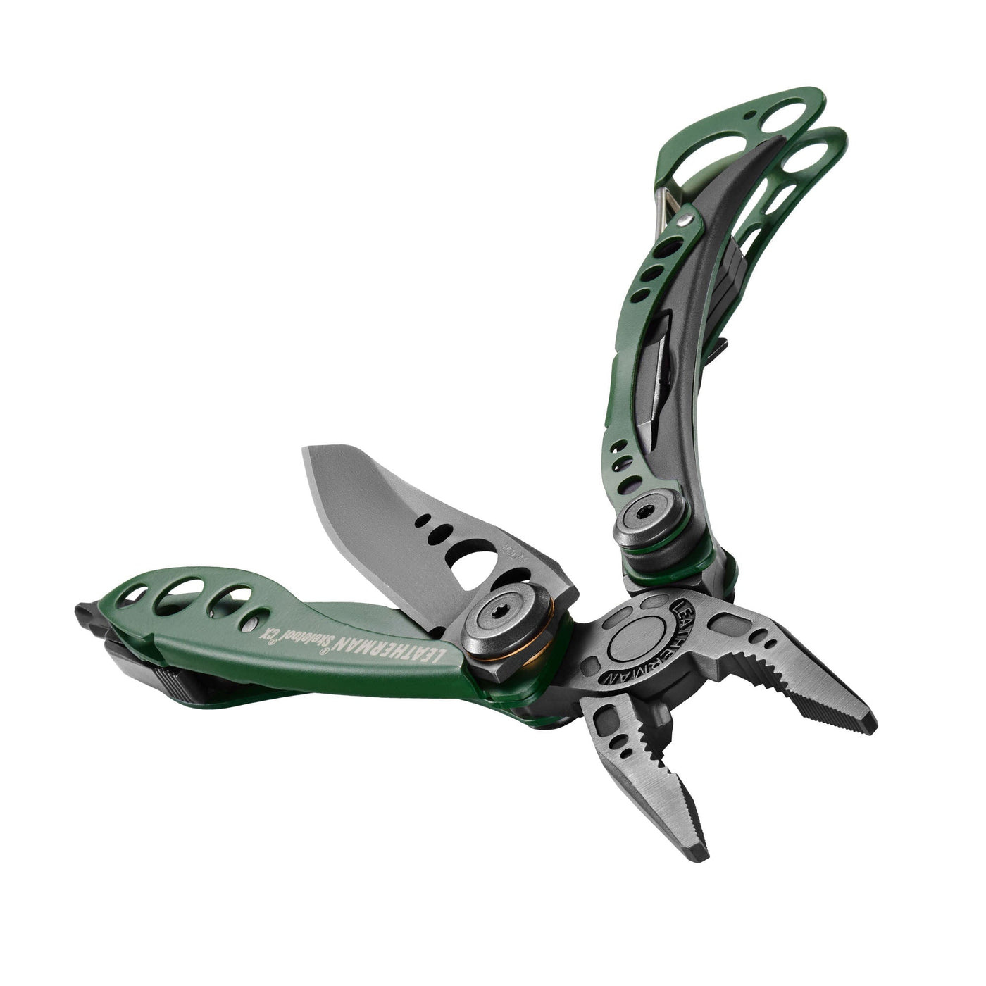Leatherman Skeletool CX OD Green multitool - detail view