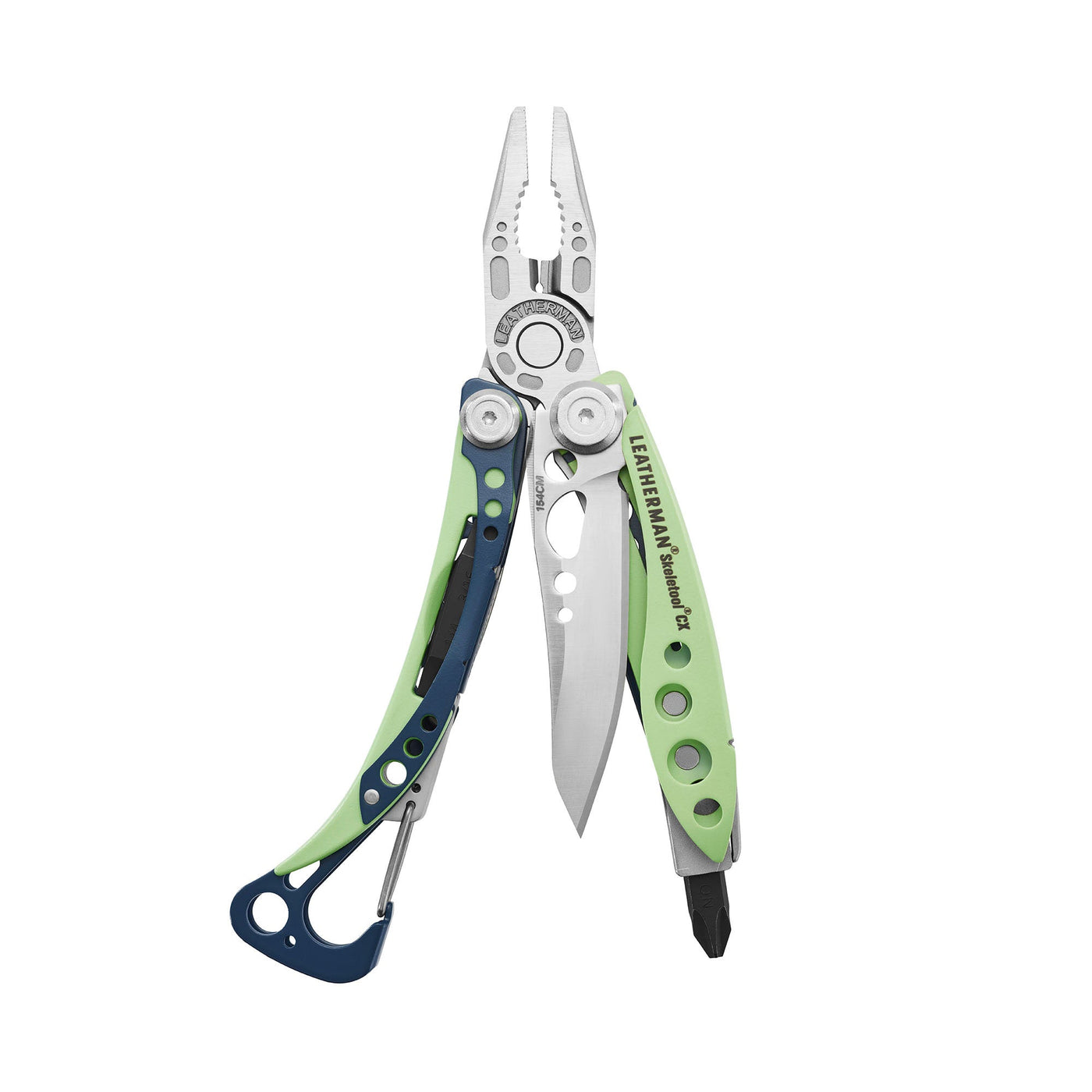 Leatherman Skeletool CX Verdant multitool - open
